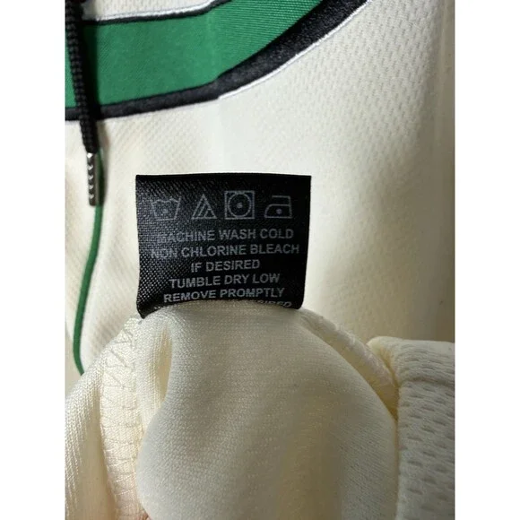 NWT NFL Philadelphia Eagles Hooded Baseball Jersey Cream Black Men's Medium $85 - Picture 12 of 14